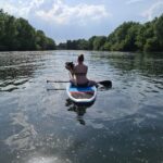SUP mit Hund am Aasee in Bocholt