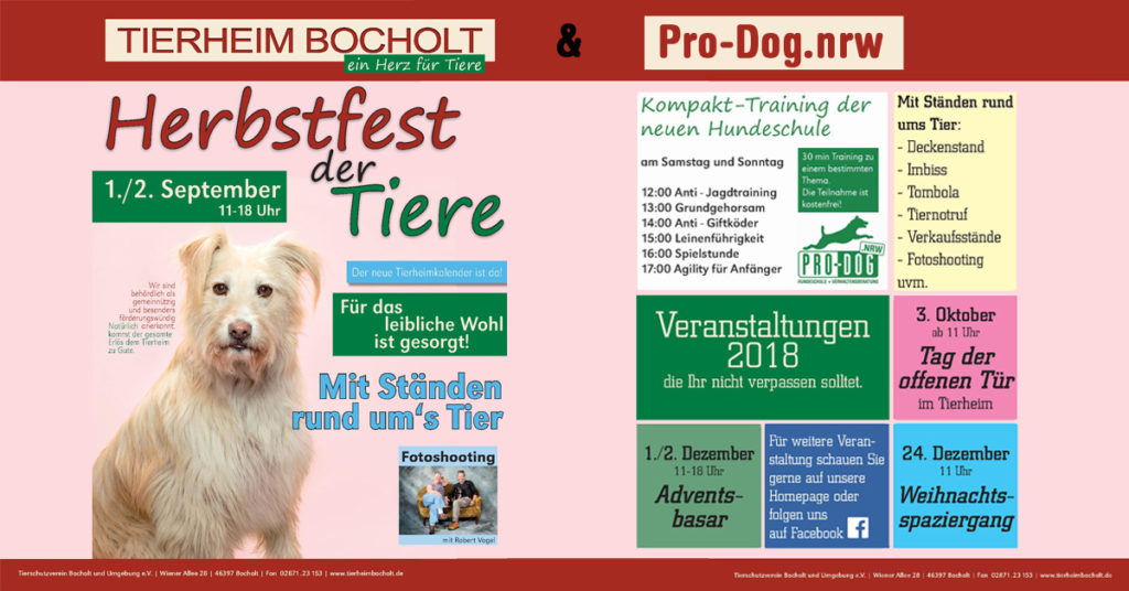 Eröffnung & Herbstfest im Bocholter Tierheim 1. & 2. September 12 herbstfest 1