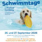 Hundeschwimmen im Duisburger Freibad